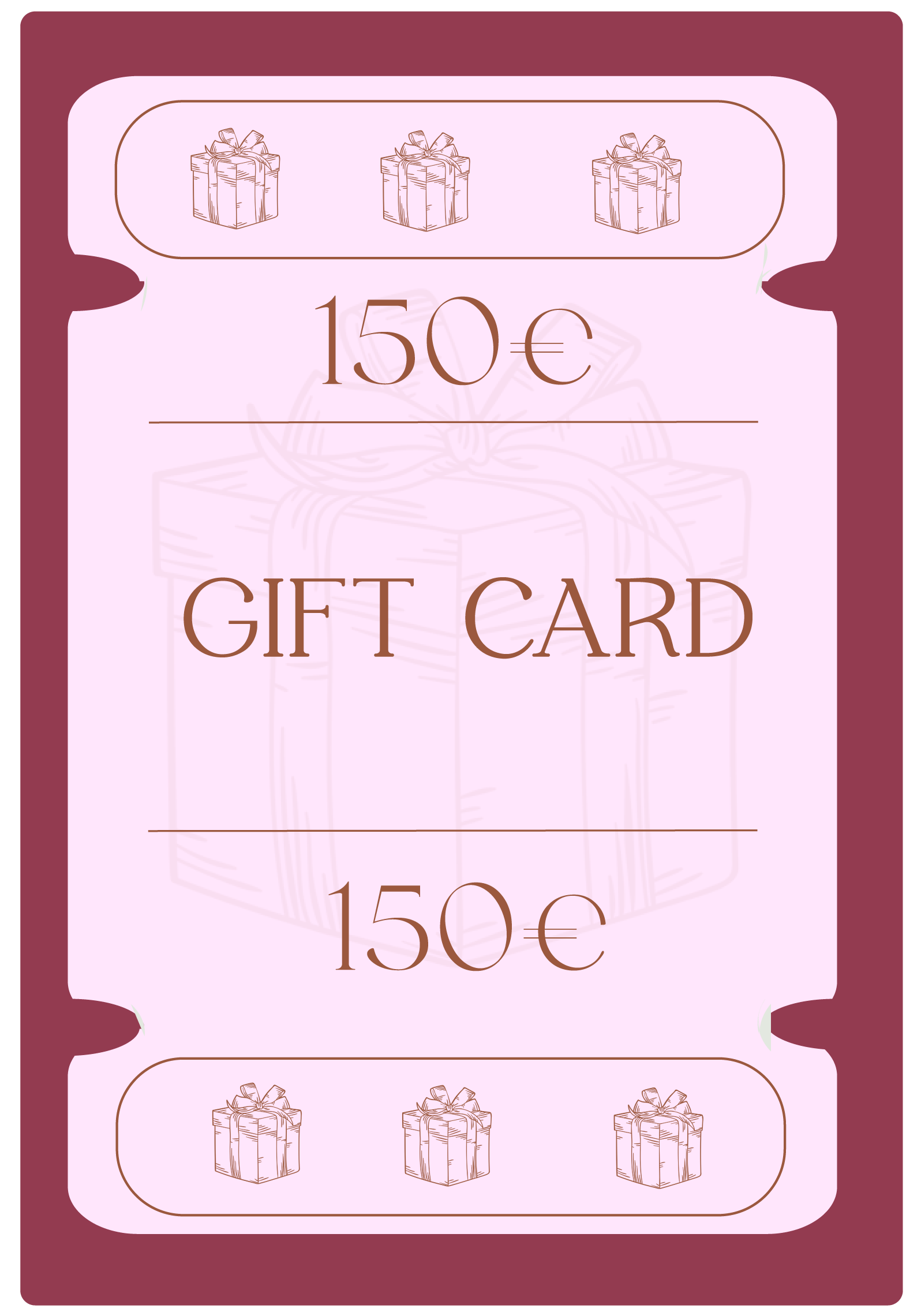 Gift card 150